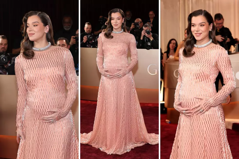 Hailee Steinfeld Shows Off Her Baby Bump At 83rd Golden Globe Awards
